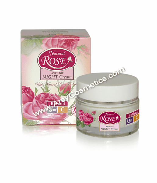 НОЩЕН КРЕМ NATURAL ROSE RETINOL Q 10